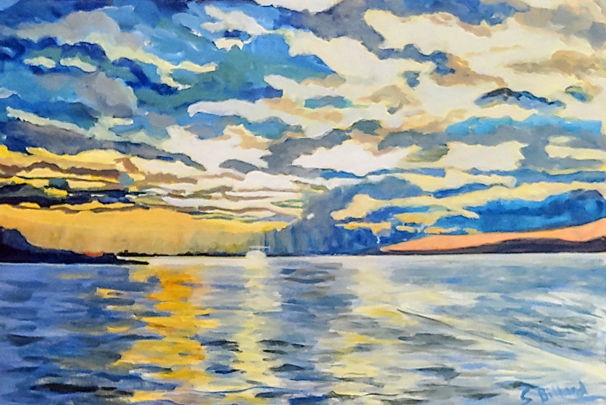 Clouds Over Gulf Islands